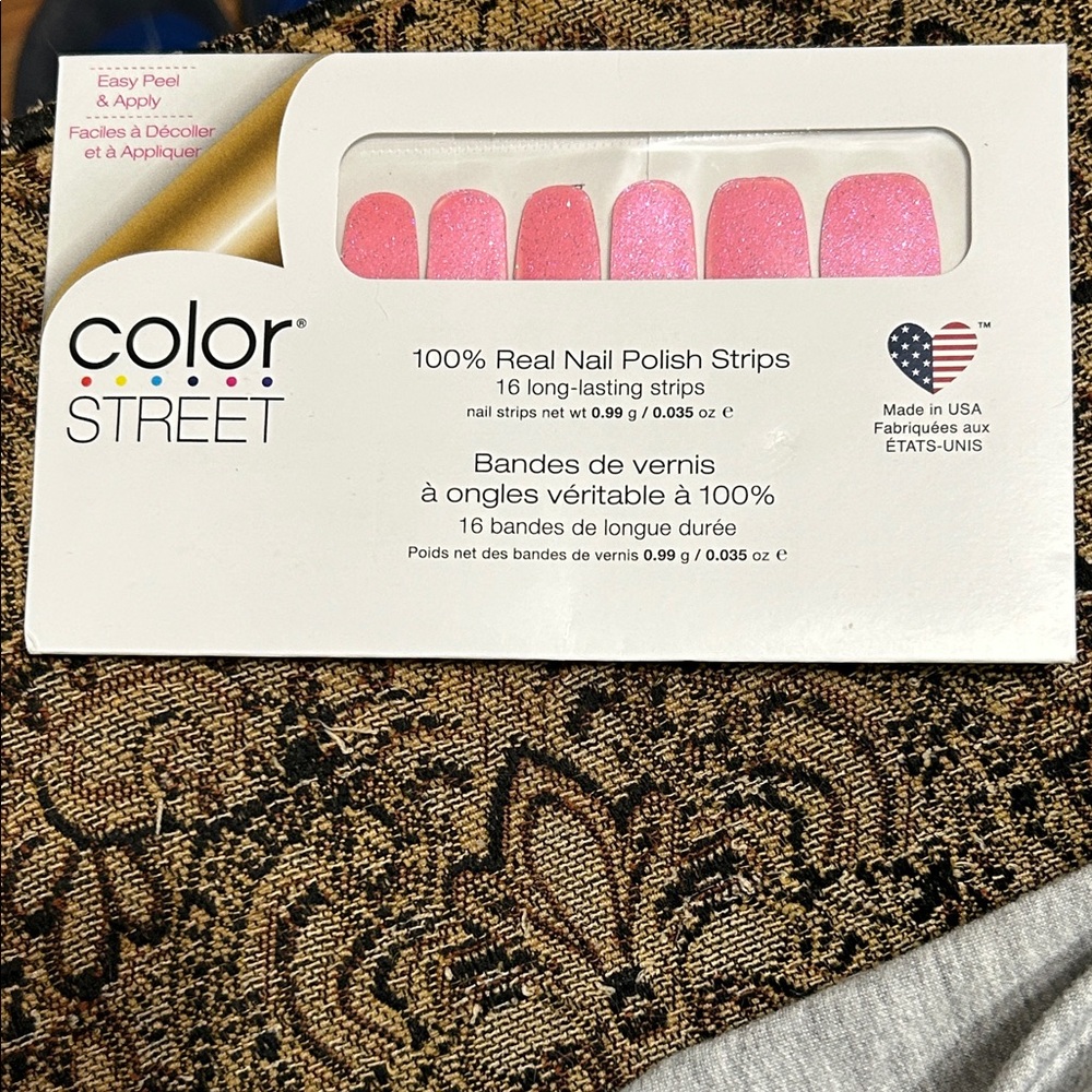 Color Street Pink Paradise Nail Polish Strips